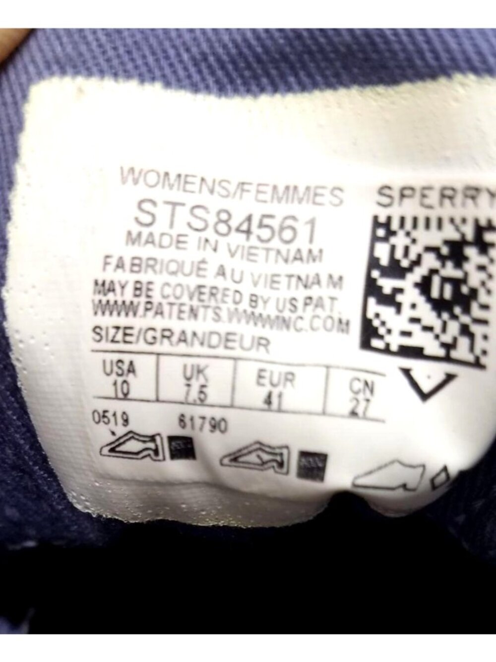 Sperry Top-Sider Women's Blue Crest Vibe Vintage Casual Sneaker Size 10 255 - Picture 6 of 7